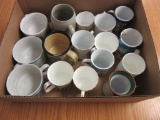 Box Lot of 16 Miscellaneous Mugs