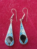 Alpaca Mosaic Mexican Earrings