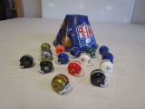 Lot of NFl Mini Helmet Toys