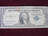 1935 E Series Silver Certificate One Dollar Bill