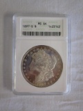 Graded 1897-S Morgan Silver Dollar MS64
