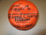 Vintage 1985 Dixie State College Signed Ball