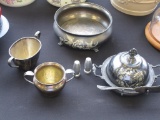 Lot of Silver Plate Serving Trays