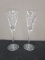 Lot of 2 Waterford Crystal Wine Goblets