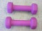 Set of 2 Neoprene 3 lb Hand Weights