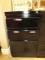 Small Black File Cabinet