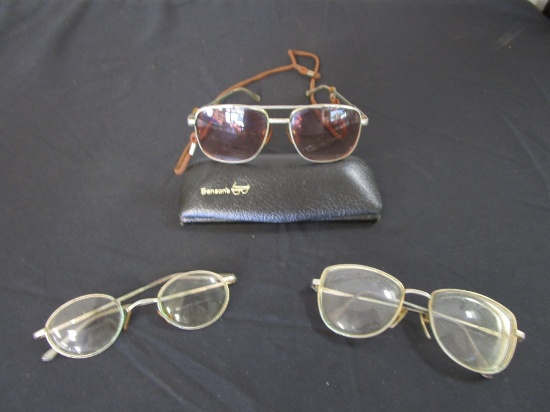 Lot of 3 Vintage Eye Glasses
