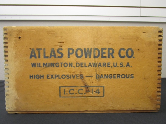 Vintage Atlas Powder Co. Crate