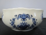 Vintage Pofcelain Delft Bowl Made in Holland