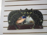 Wood Cat Mirror