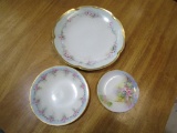 Lot of 3 Porcelain Plates