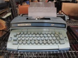 Vintage Baby Blue Smith Corona Coronet Typewriter