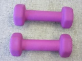 Set of 2 Neoprene 3 lb Hand Weights