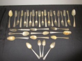 Large Lot of Vintage Silver Plated Flatware
