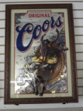 1997 Coors Brewing Company Bull Riding Mirror