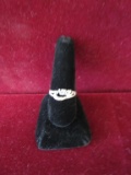 Silver Ladies Ring Size 8 3/4