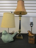 Lot of 3 Table Lamps