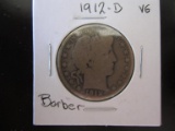 1912D Barber Silver Half Dollar