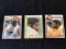 LEROY SELMON Bucs 1977 Rookie & 1978 1979 Cards