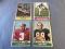 Lot of 4 1974 Topps Football Cards STARS