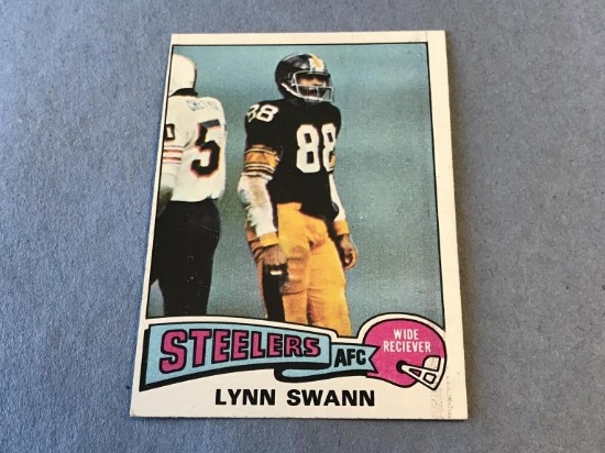 LYNN SWANN Steelers HOF 1975 Topps Football ROOKIE