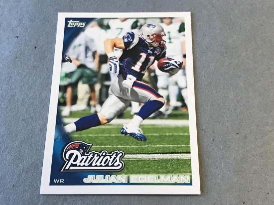 JULIAN EDELMAN Patriots 2010 Topps Football ROOKIE