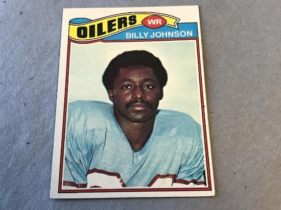 BILLY JOHNSON Oilers 1977 Topps Football Card