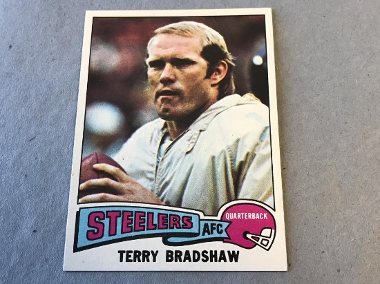 TERRY BRADSHAW Steelers HOF 1975 Topps Football