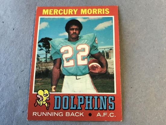 MERCURY MORRIS Dolphins 1971 Topps ROOKIE Card