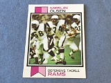 MERLIN OLSEN Rams HOF 1973 Topps Football Card