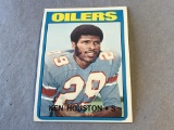 KEN HOUSTON Oilers HOF 1972 Topps Football Card, C