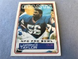 LAWRENCE TAYLOR Giants HOF 1983 Topps Football