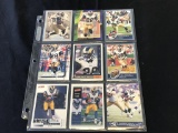 MARSHALL FAULK Rams Lot of 9 Football Cards