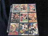 STEVE YOUNG 49ers Lot of 9 Football Cards