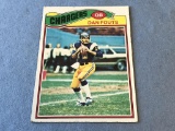 DAN FOUTS Chargers HOF 1977 Topps Football Card
