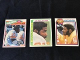LEROY SELMON Bucs 1977 Rookie & 1978 1979 Cards