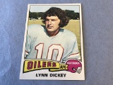 LYNN DICKEY Oilers 1975 Topps Football Card