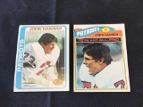 JOHN HANNAH Patriots HOF 1977 & 1978 Football Card