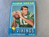 NORM SNEAD Vikings 1971 Topps Football Card
