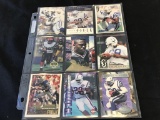 MARSHALL FAULK Lot of 9 Football Cards w/ Rookies