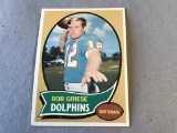 BOB GRIESE Dolphins HOF 1970 Topps Football Card,