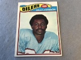 BILLY JOHNSON Oilers 1977 Topps Football Card