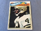 CHUCK MUNCIE Saints 1977 Topps Football ROOKIE