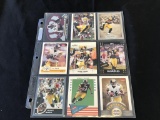 HINES WARD Steelers Lot of 9 Football Cards