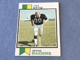 JIM OTTO Raiders HOF 1973 Topps Football Card
