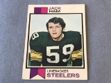 JACK HAM Steelers HOF 1973 Topps ROOKIE Card