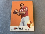 JOHN BRODIE 49ers 1969 Topps Football Card