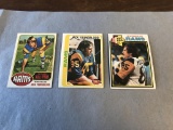 Lot of 3 JACK YOUNGBLOOD Ram 1976-1979 Football