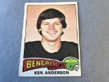 KEN ANDERSON Bengles 1975 Topps Football Card
