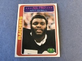 ART SHELL Raiders 1978 Topps Football Card